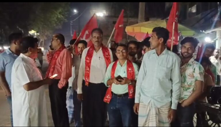 হরিশ্চন্দ্রপুরে ঘরে ঘরে প্রচার সিপিআইএম প্রার্থীর।