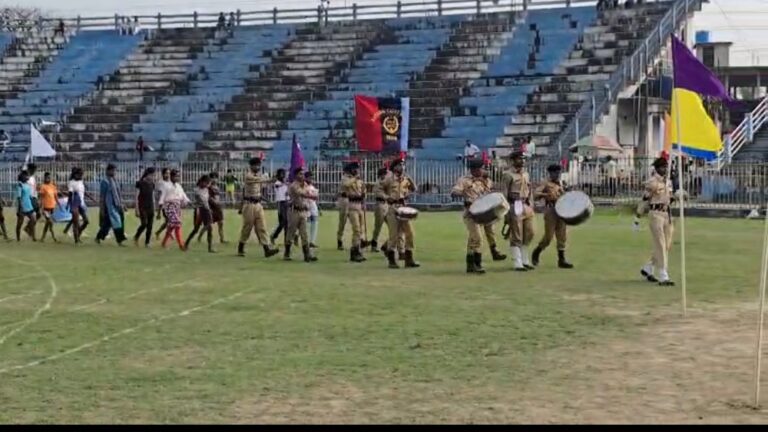 গঙ্গারামপুরে জমজমাট জেলা ক্রীড়া প্রতিযোগিতা