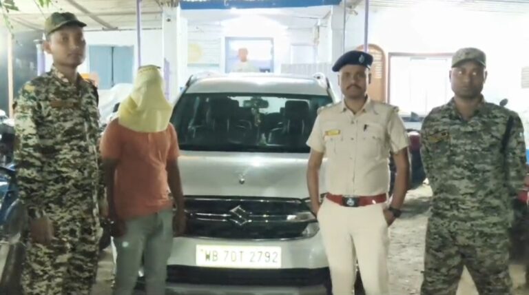 চুরি হওয়া গাড়ি উদ্ধার, ড্রাইভার গ্রেফতার জটেশ্বর ফাঁড়ির পুলিশের।