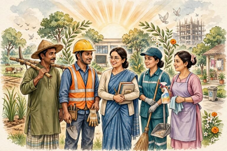 নৈতিক শিক্ষা ও জীবনে পরিশ্রমের মর্যাদা।