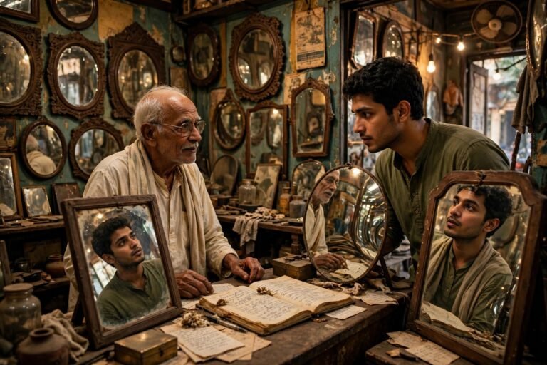 আয়নার দোকানে অদ্ভুত নিয়ম।।