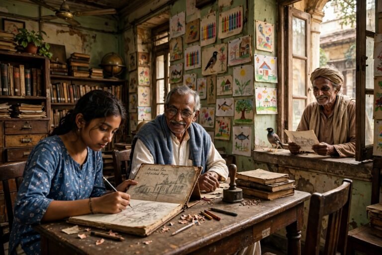 শেষ পাতার অসমাপ্ত ছবি।।