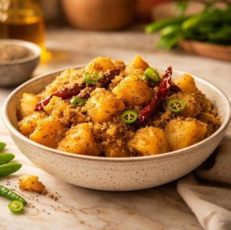 রেসিপি  — আলু পোস্ত।।